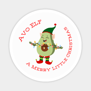 Avo Elf A Merry Little Christmas Magnet